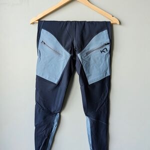 Kari Traa Women's Navy and Light Blue Leggings